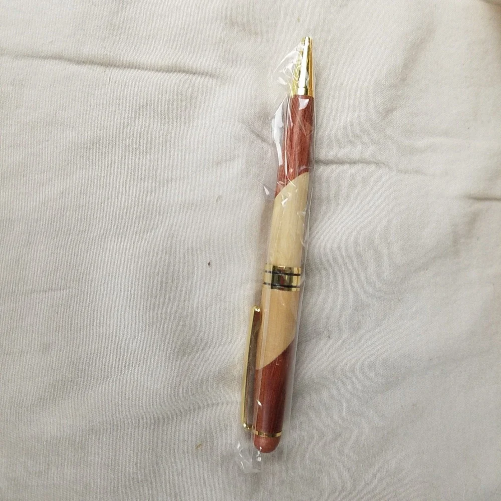 Renawe Wooden Pen Gift Set‎ Brown NEW Handcrafted Two-Tone Case Box Graduation